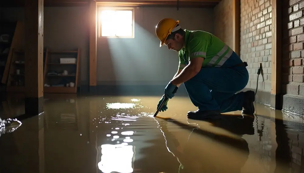 Professional water damage restoration services in Slinger, WI